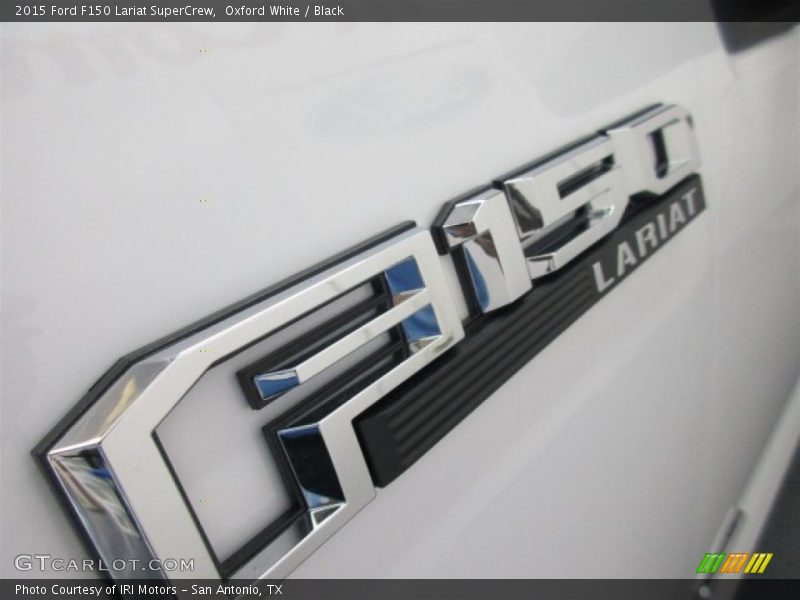 Oxford White / Black 2015 Ford F150 Lariat SuperCrew