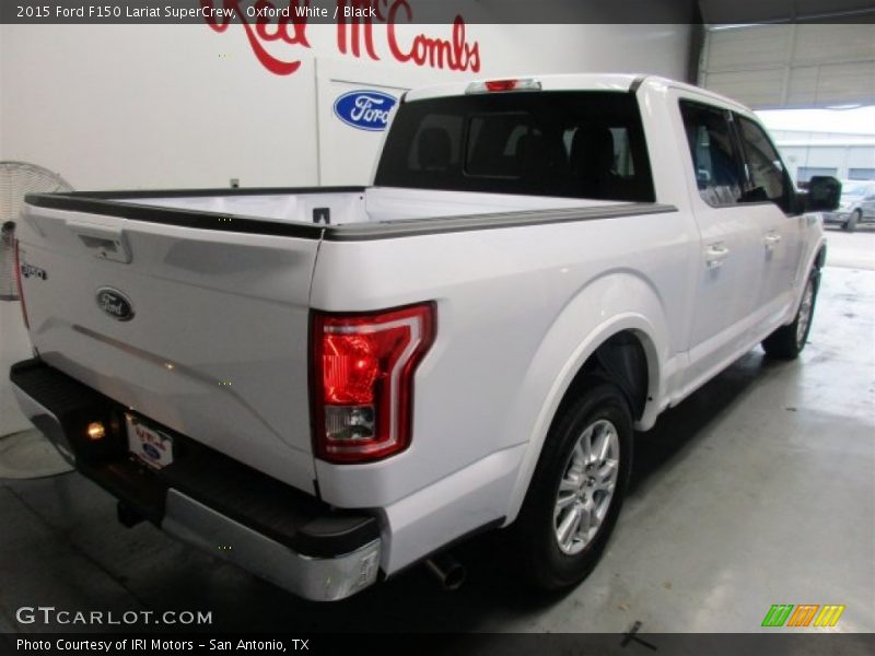 Oxford White / Black 2015 Ford F150 Lariat SuperCrew