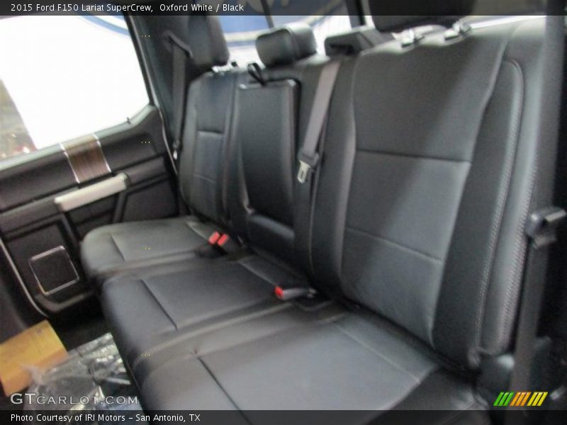 Oxford White / Black 2015 Ford F150 Lariat SuperCrew