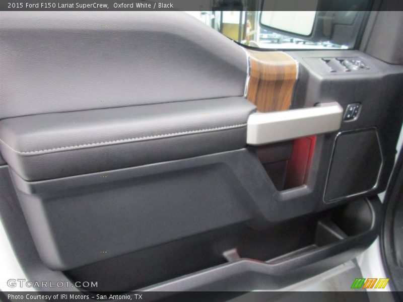 Oxford White / Black 2015 Ford F150 Lariat SuperCrew