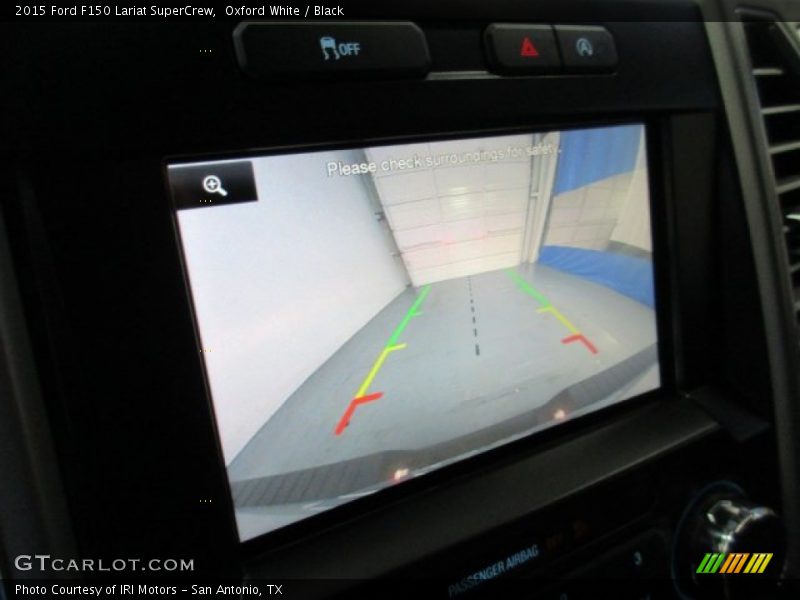 Oxford White / Black 2015 Ford F150 Lariat SuperCrew