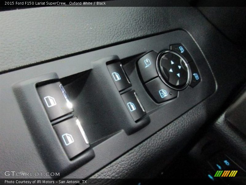 Oxford White / Black 2015 Ford F150 Lariat SuperCrew