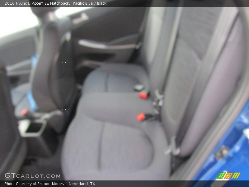 Pacific Blue / Black 2016 Hyundai Accent SE Hatchback