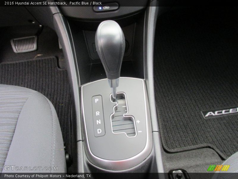  2016 Accent SE Hatchback 6 Speed SHIFTRONIC Automatic Shifter
