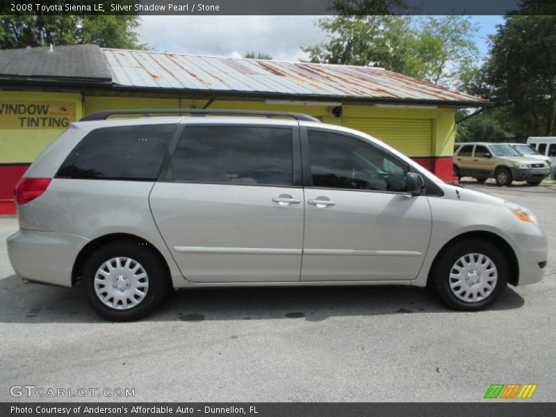Silver Shadow Pearl / Stone 2008 Toyota Sienna LE
