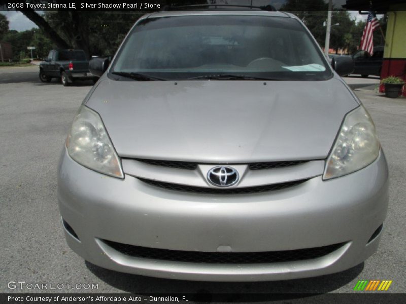 Silver Shadow Pearl / Stone 2008 Toyota Sienna LE