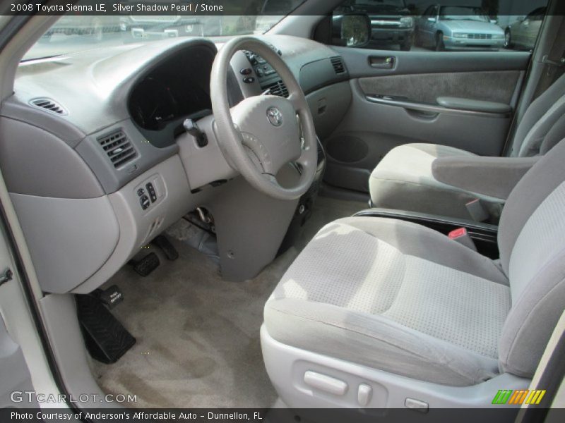 Silver Shadow Pearl / Stone 2008 Toyota Sienna LE