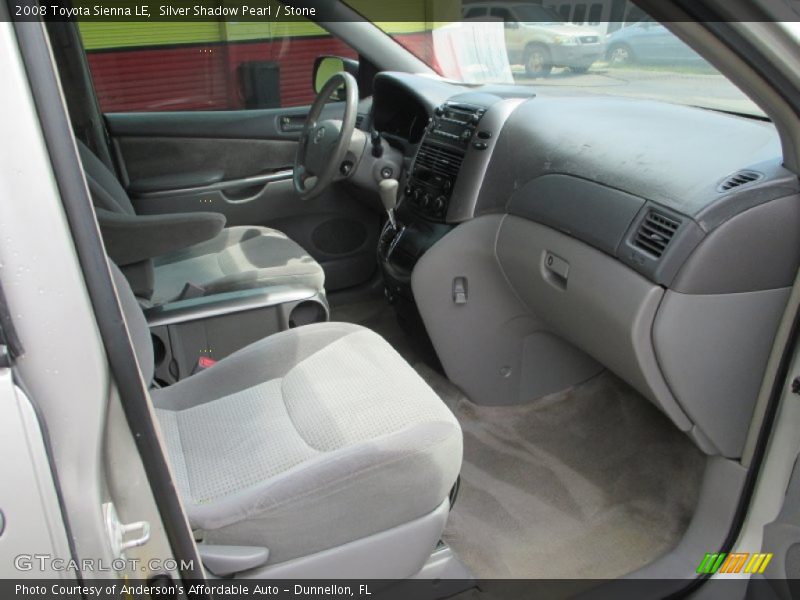Silver Shadow Pearl / Stone 2008 Toyota Sienna LE