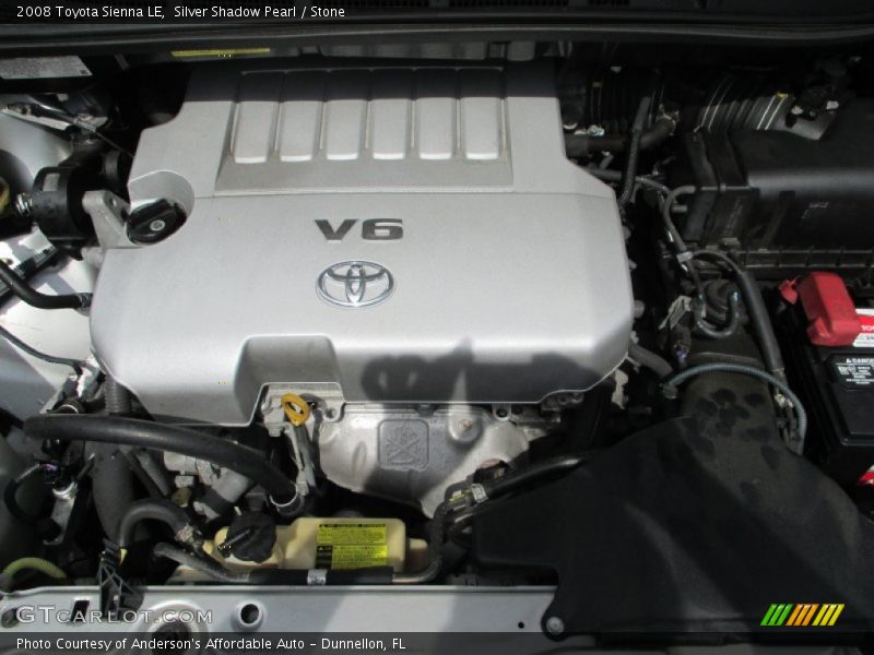 Silver Shadow Pearl / Stone 2008 Toyota Sienna LE