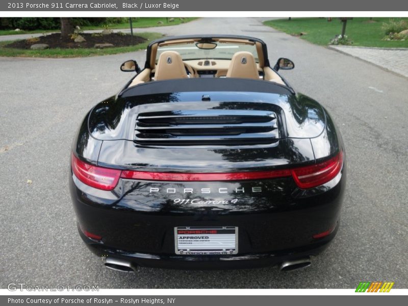 Black / Luxor Beige 2013 Porsche 911 Carrera Cabriolet