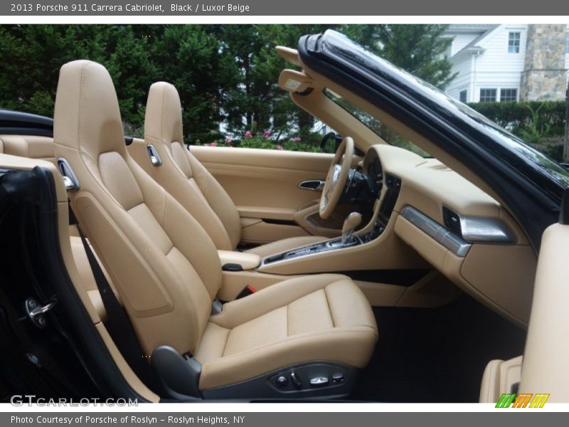 Black / Luxor Beige 2013 Porsche 911 Carrera Cabriolet