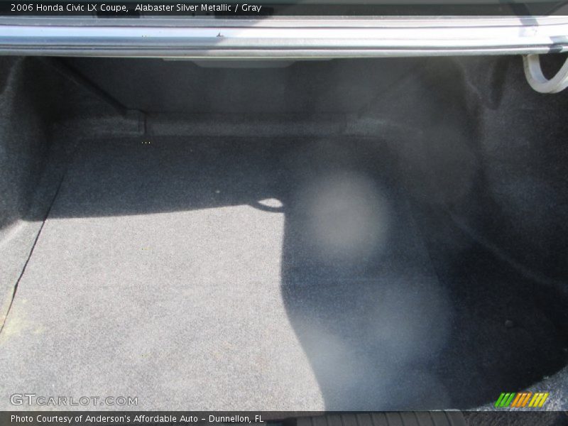 Alabaster Silver Metallic / Gray 2006 Honda Civic LX Coupe
