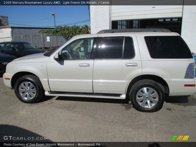Light French Silk Metallic / Camel 2006 Mercury Mountaineer Luxury AWD