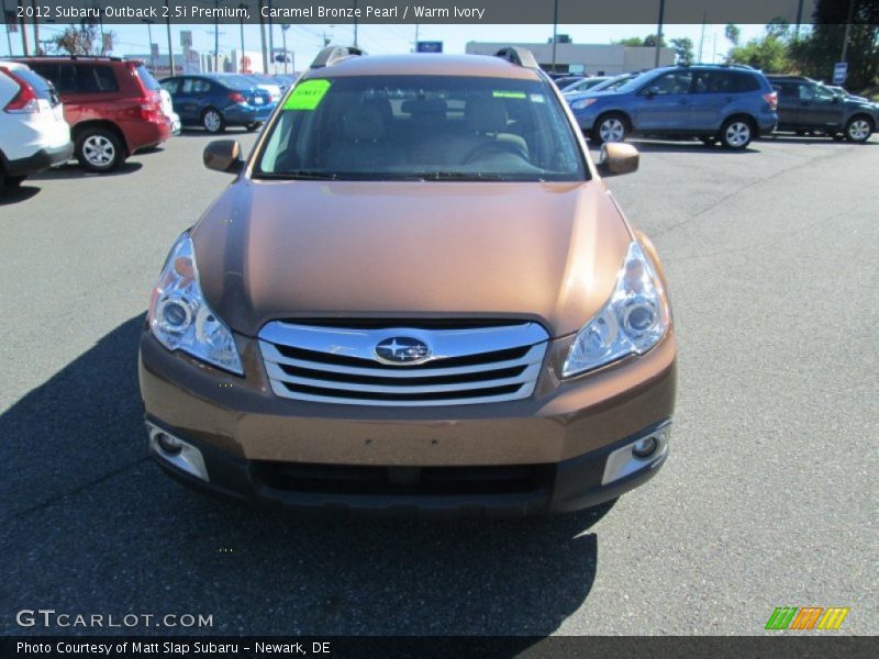 Caramel Bronze Pearl / Warm Ivory 2012 Subaru Outback 2.5i Premium