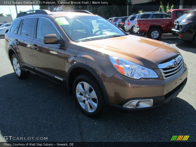 Caramel Bronze Pearl / Warm Ivory 2012 Subaru Outback 2.5i Premium