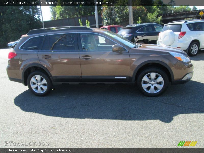 Caramel Bronze Pearl / Warm Ivory 2012 Subaru Outback 2.5i Premium