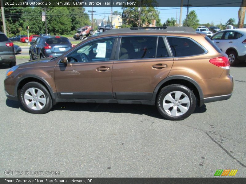 Caramel Bronze Pearl / Warm Ivory 2012 Subaru Outback 2.5i Premium