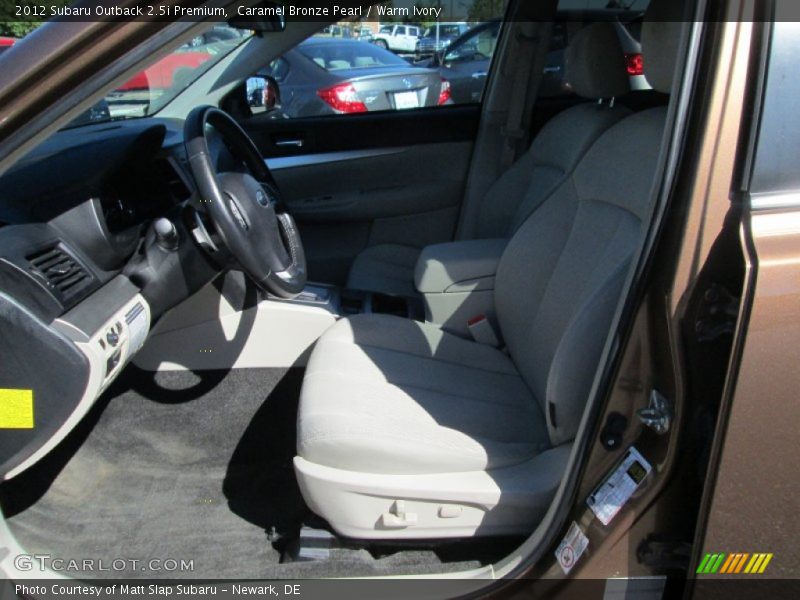 Caramel Bronze Pearl / Warm Ivory 2012 Subaru Outback 2.5i Premium