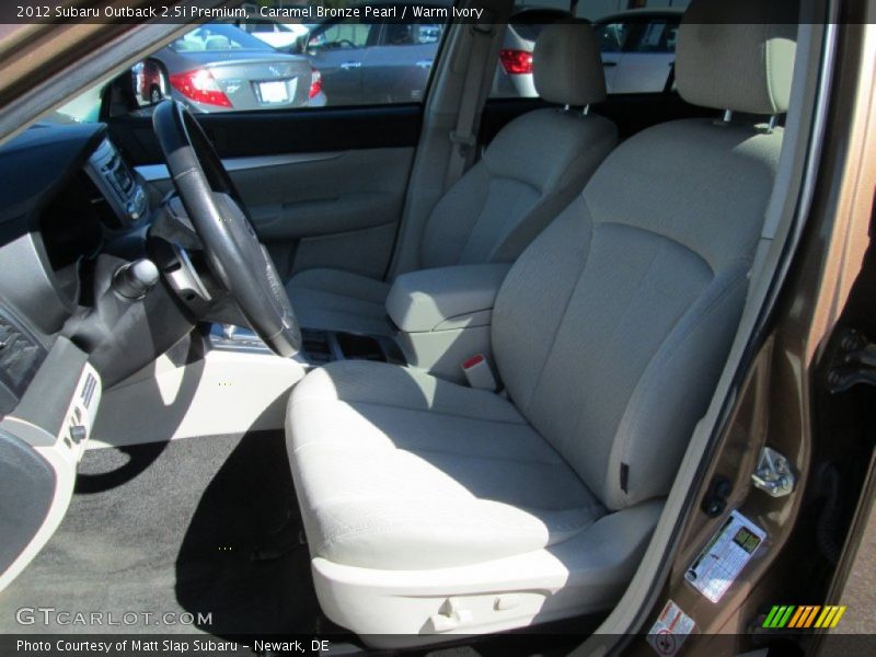 Caramel Bronze Pearl / Warm Ivory 2012 Subaru Outback 2.5i Premium