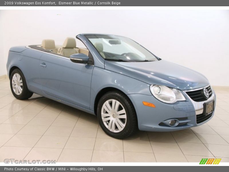 Eismeer Blue Metallic / Cornsilk Beige 2009 Volkswagen Eos Komfort
