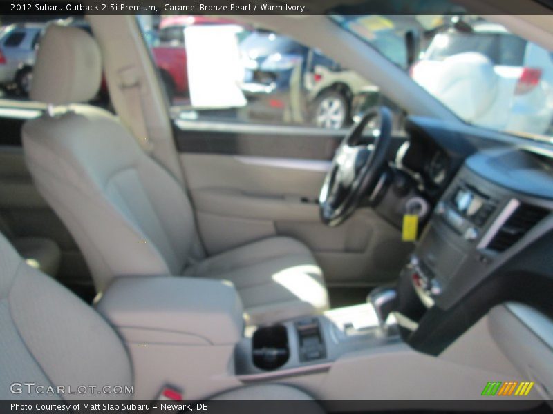 Caramel Bronze Pearl / Warm Ivory 2012 Subaru Outback 2.5i Premium