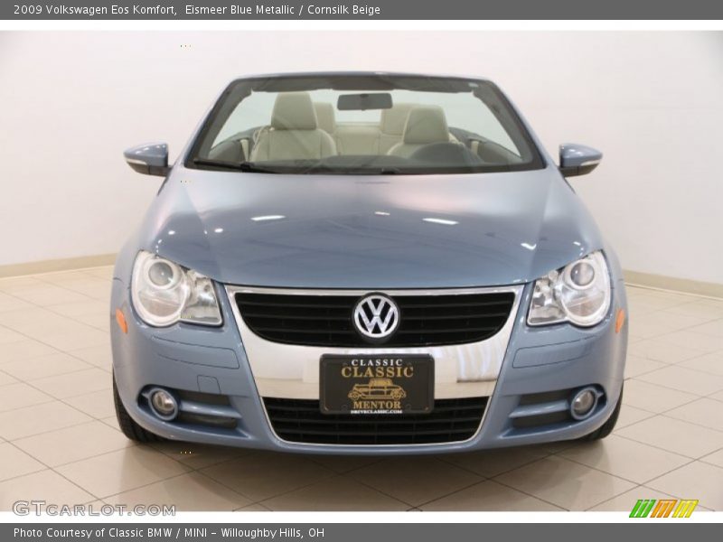 Eismeer Blue Metallic / Cornsilk Beige 2009 Volkswagen Eos Komfort