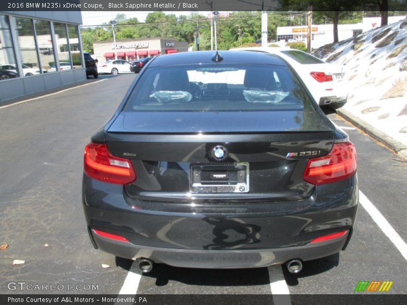 Black Sapphire Metallic / Black 2016 BMW M235i xDrive Coupe