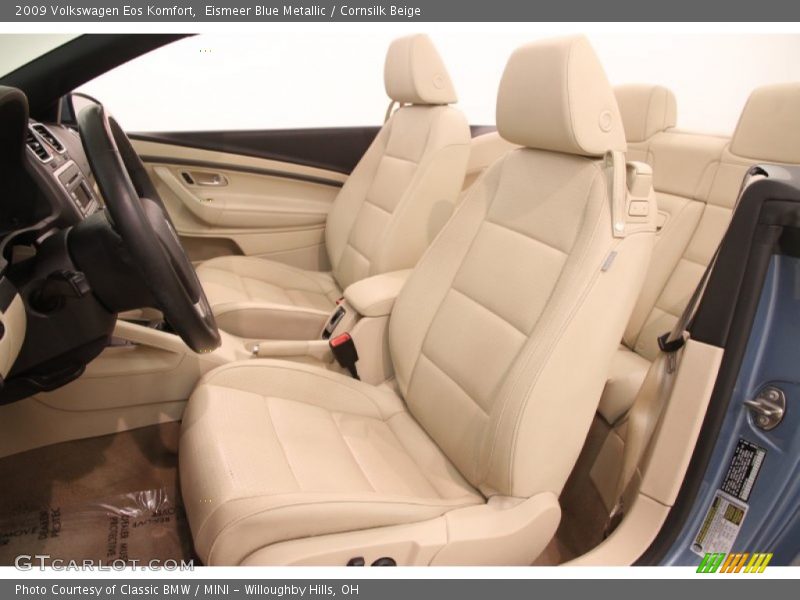 Eismeer Blue Metallic / Cornsilk Beige 2009 Volkswagen Eos Komfort