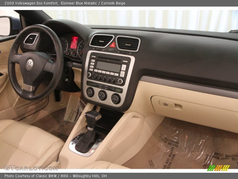 Eismeer Blue Metallic / Cornsilk Beige 2009 Volkswagen Eos Komfort