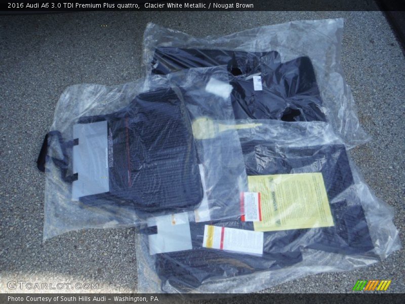 Glacier White Metallic / Nougat Brown 2016 Audi A6 3.0 TDI Premium Plus quattro