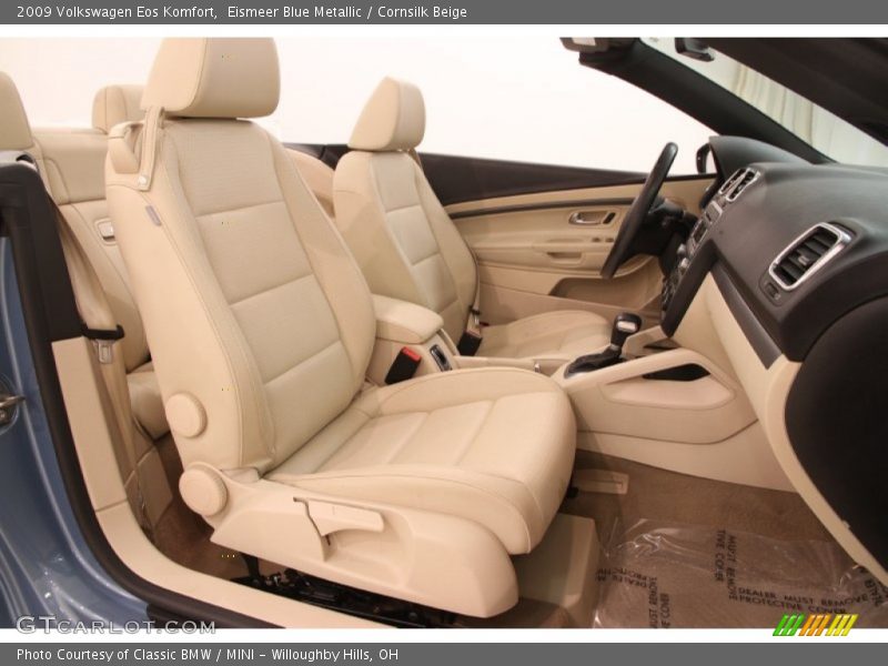 Eismeer Blue Metallic / Cornsilk Beige 2009 Volkswagen Eos Komfort