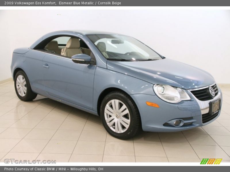 Eismeer Blue Metallic / Cornsilk Beige 2009 Volkswagen Eos Komfort