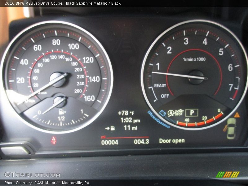  2016 M235i xDrive Coupe xDrive Coupe Gauges