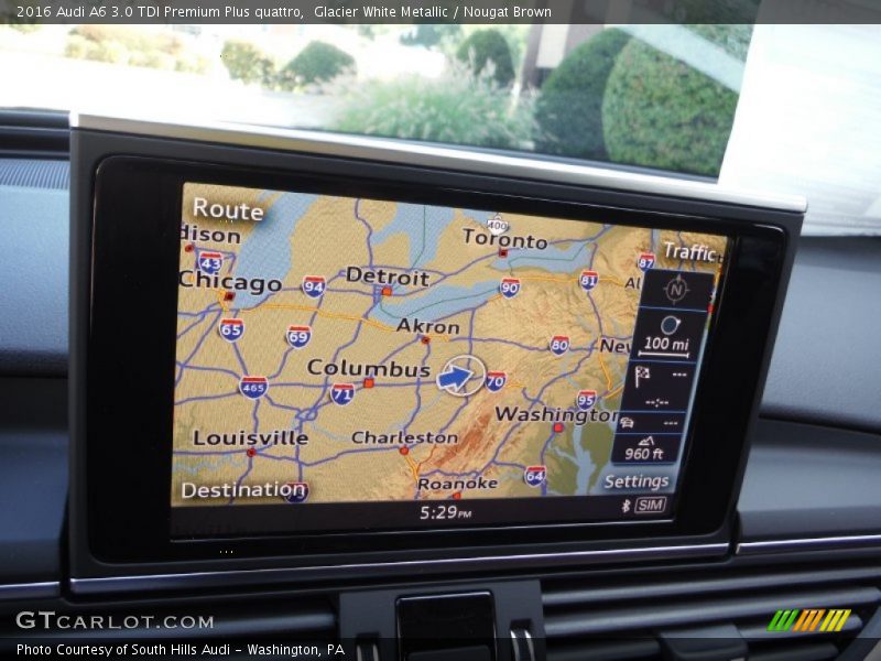 Navigation of 2016 A6 3.0 TDI Premium Plus quattro