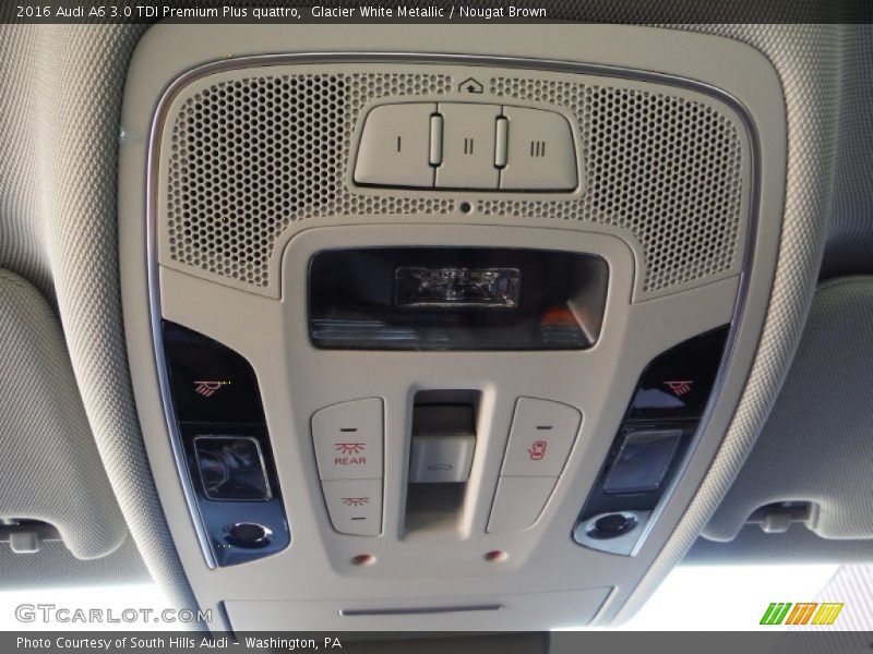 Glacier White Metallic / Nougat Brown 2016 Audi A6 3.0 TDI Premium Plus quattro
