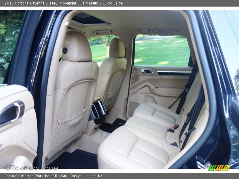 Moonlight Blue Metallic / Luxor Beige 2015 Porsche Cayenne Diesel