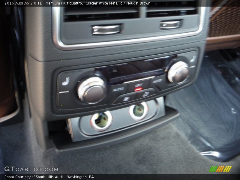 Glacier White Metallic / Nougat Brown 2016 Audi A6 3.0 TDI Premium Plus quattro