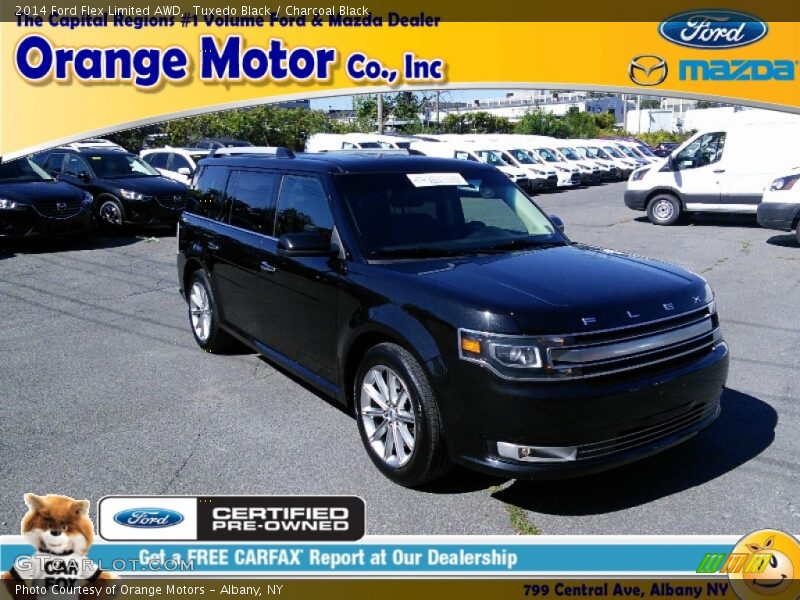 Tuxedo Black / Charcoal Black 2014 Ford Flex Limited AWD