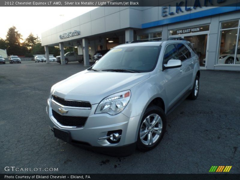 Silver Ice Metallic / Light Titanium/Jet Black 2012 Chevrolet Equinox LT AWD