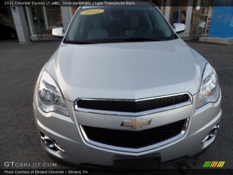 Silver Ice Metallic / Light Titanium/Jet Black 2012 Chevrolet Equinox LT AWD