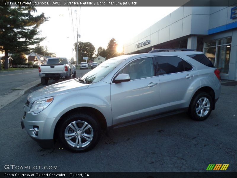 Silver Ice Metallic / Light Titanium/Jet Black 2012 Chevrolet Equinox LT AWD