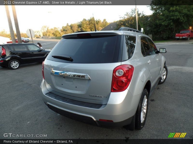 Silver Ice Metallic / Light Titanium/Jet Black 2012 Chevrolet Equinox LT AWD