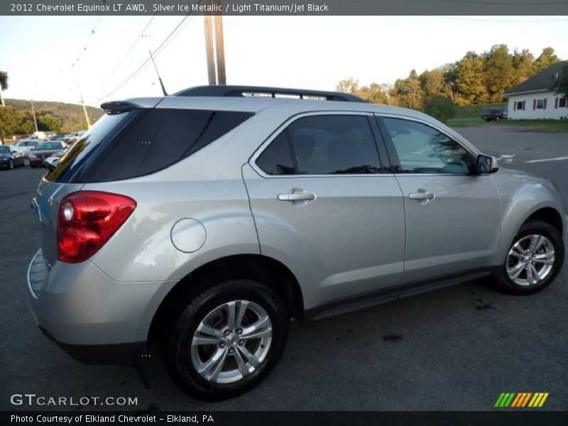 Silver Ice Metallic / Light Titanium/Jet Black 2012 Chevrolet Equinox LT AWD