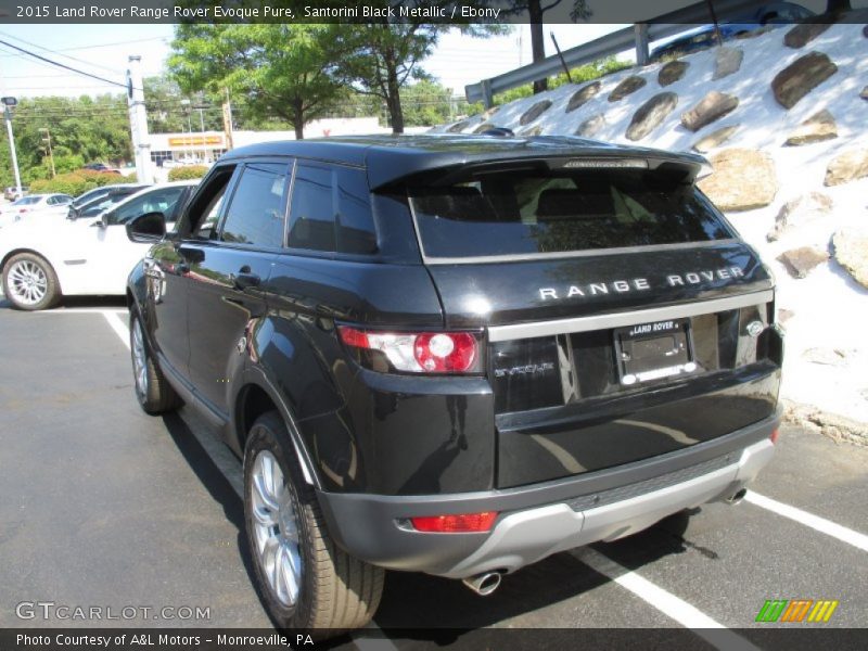 Santorini Black Metallic / Ebony 2015 Land Rover Range Rover Evoque Pure