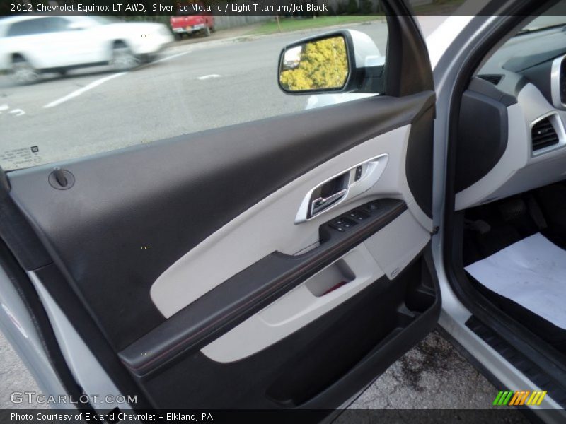 Silver Ice Metallic / Light Titanium/Jet Black 2012 Chevrolet Equinox LT AWD