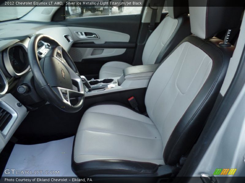 Silver Ice Metallic / Light Titanium/Jet Black 2012 Chevrolet Equinox LT AWD
