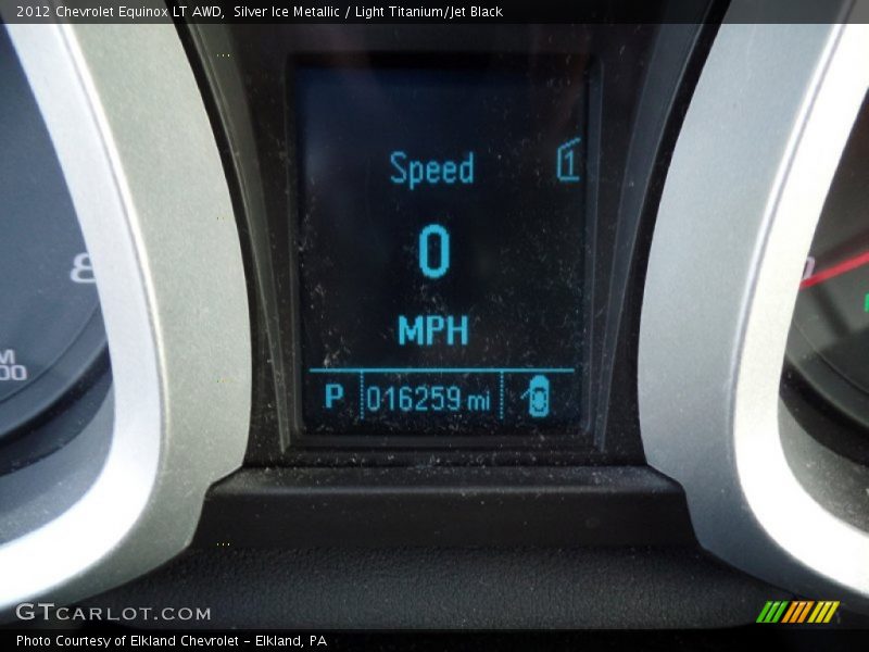 Silver Ice Metallic / Light Titanium/Jet Black 2012 Chevrolet Equinox LT AWD