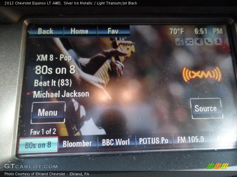 Silver Ice Metallic / Light Titanium/Jet Black 2012 Chevrolet Equinox LT AWD