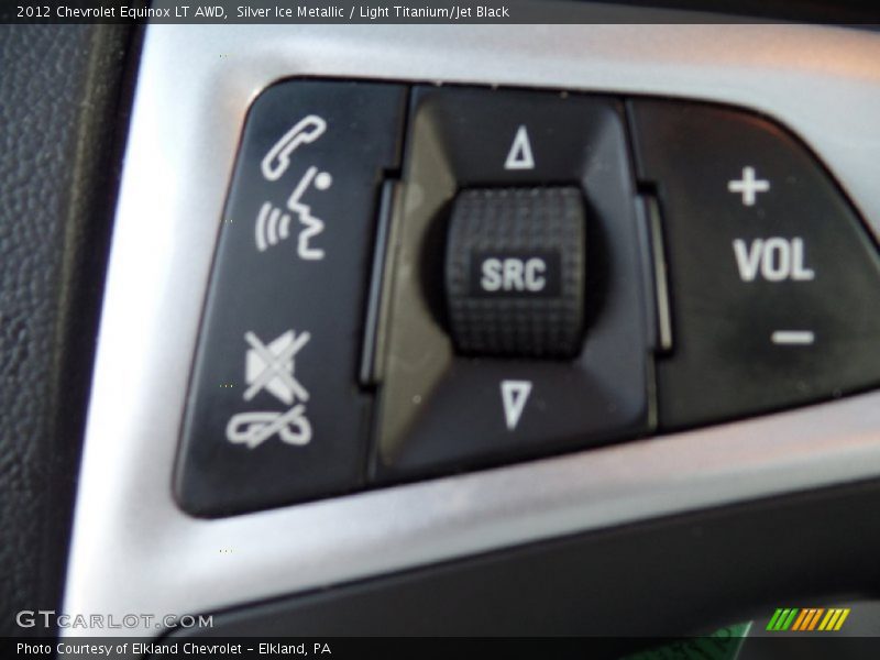 Silver Ice Metallic / Light Titanium/Jet Black 2012 Chevrolet Equinox LT AWD