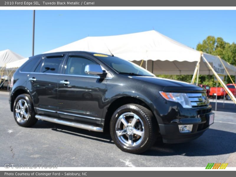 Tuxedo Black Metallic / Camel 2010 Ford Edge SEL